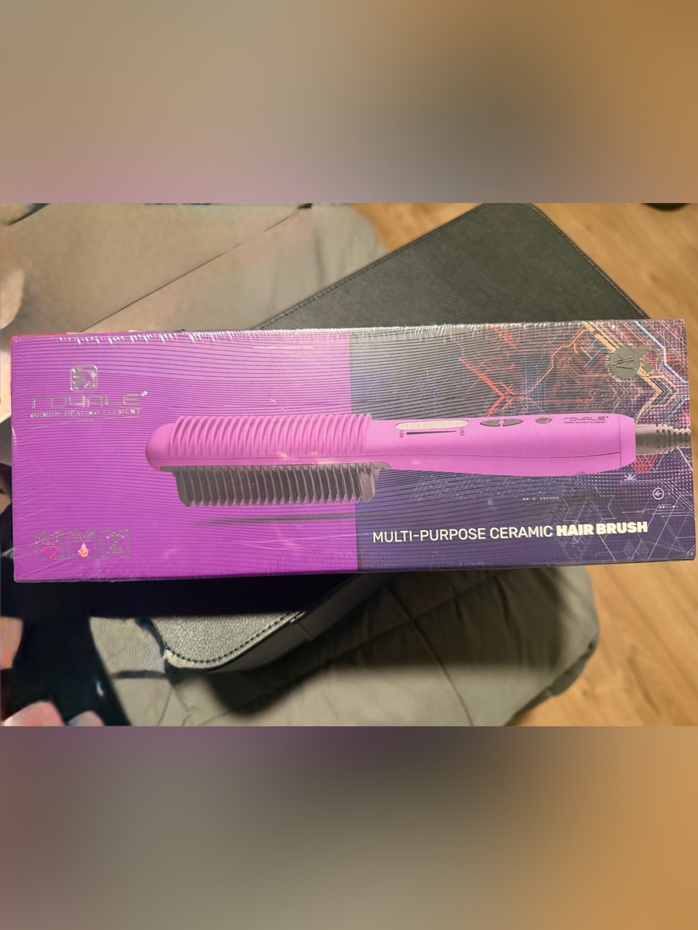 Multi-Purpose Ceramic Hair Brush - Pink